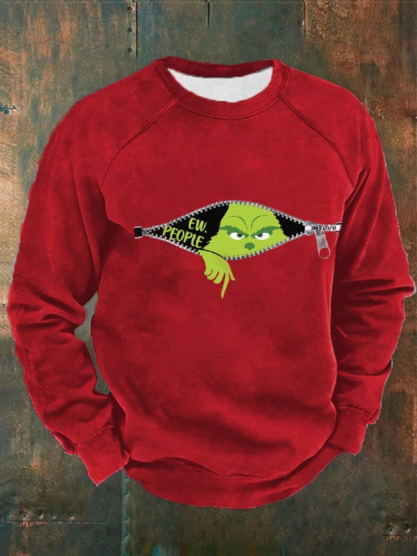 Men's EW People Christmas Casual Sweatshirt