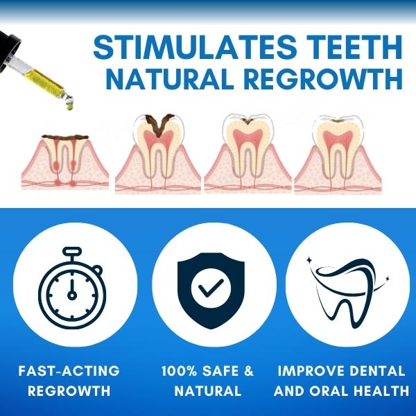 🔥Last Day Promotion 49% OFF--Shark Cartilage Protein Dental Regrowth Drops💖