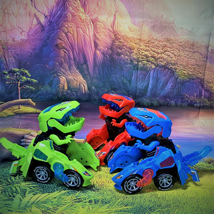 🎁 50% OFF🎁 Transforming Dinosaur LED SUV Car