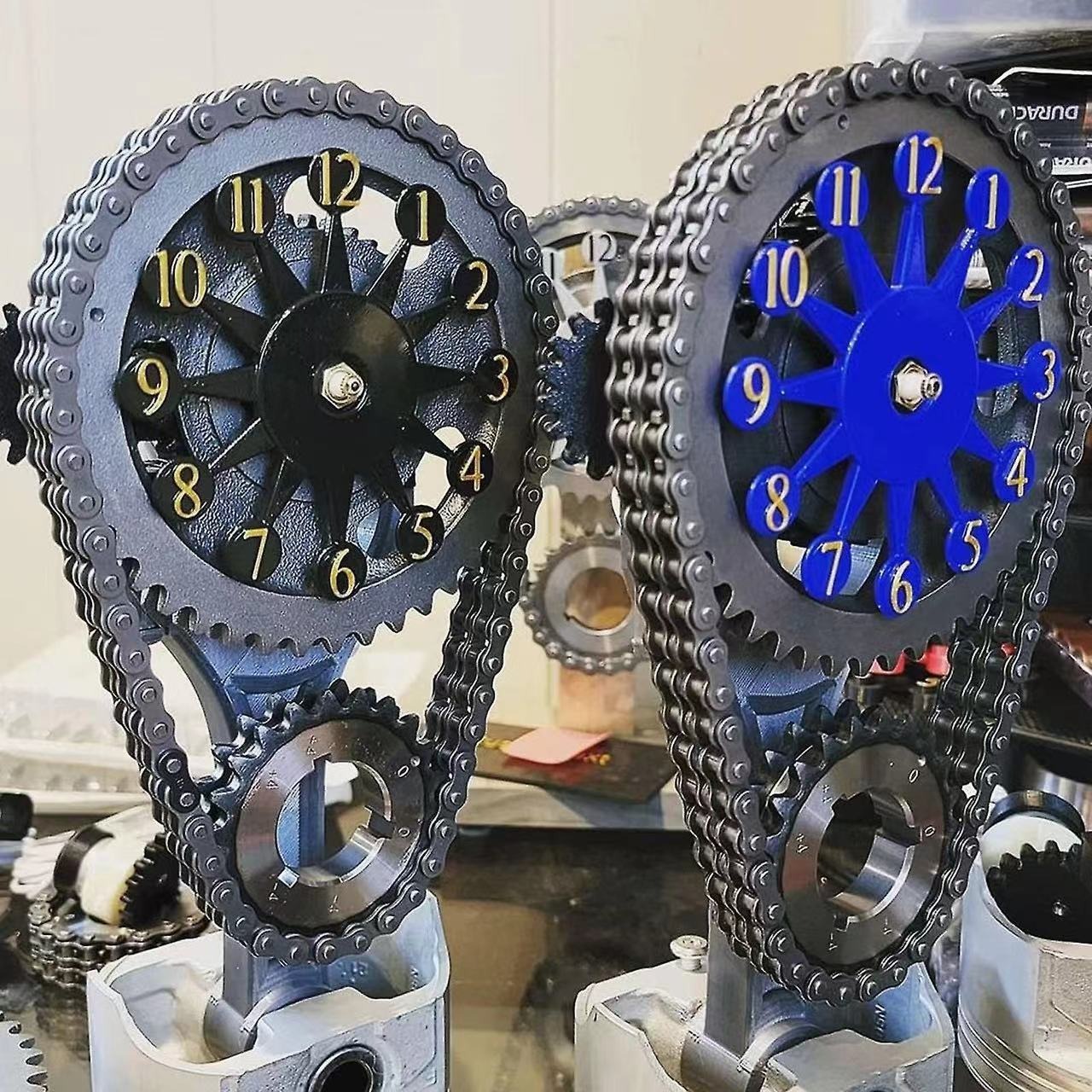 🔥🔥 CHRISTMAS HOT SALE🎁MOTORIZED ROTATING CHAIN CLOCK