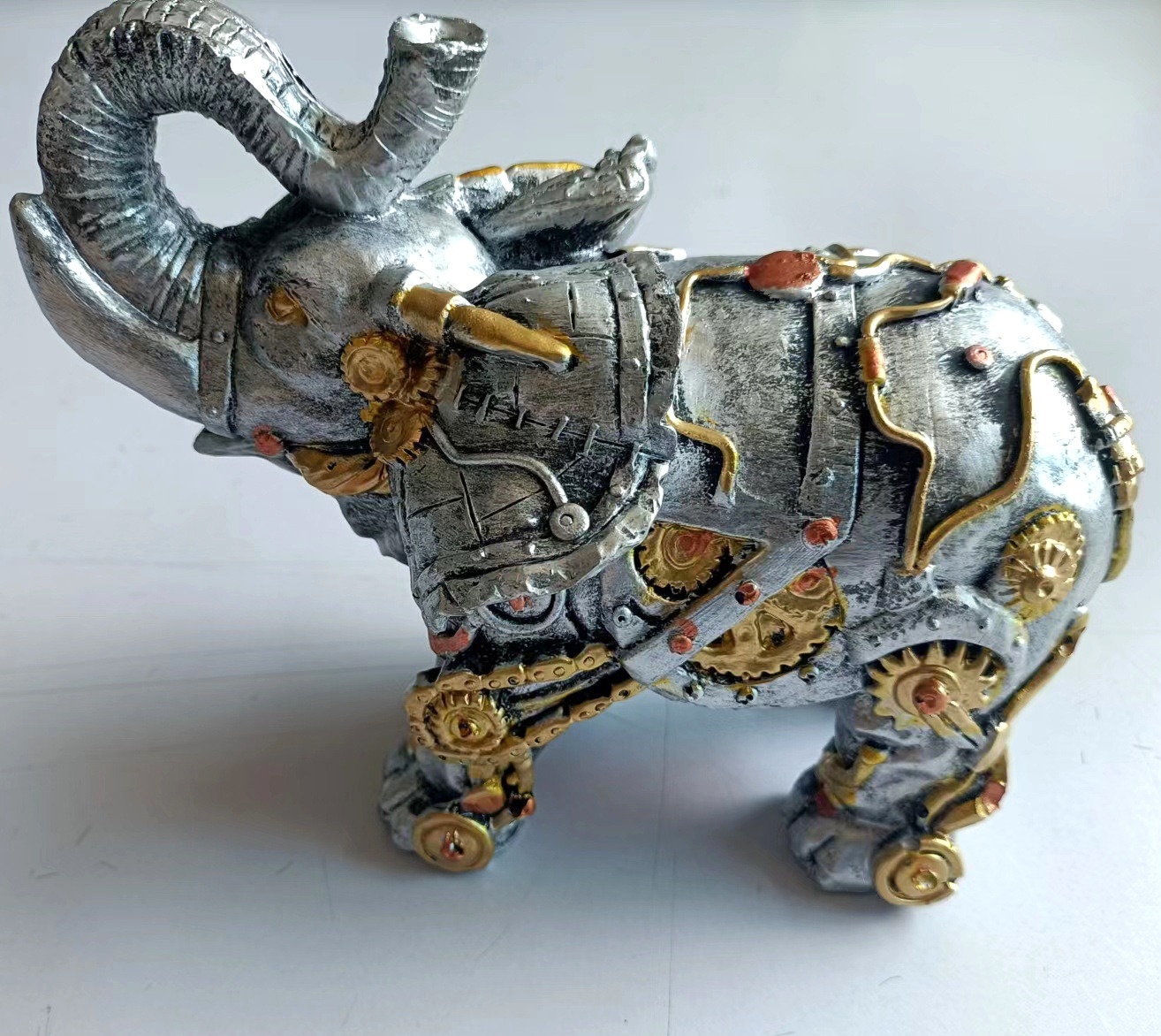 An Eye-Catching Ornament! - Industrial Gothic Steampunk Daschund Sausage Dog Metal Home Thanksgiving Day/Christmas gift