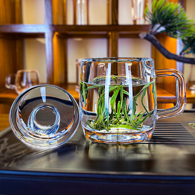 Handmade Natural Quartz Crystal Transparent Tea Cup