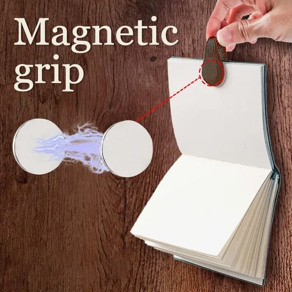 Last Day Sale 49%🔥TimelessMark - Magnetic Leather Bookmark