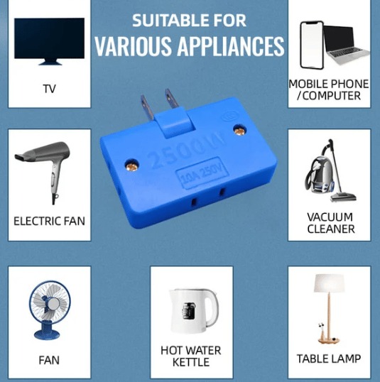 🔥HOT SALE🔥Rotatable Socket Converter One In Three 180 Degree Extension Plug