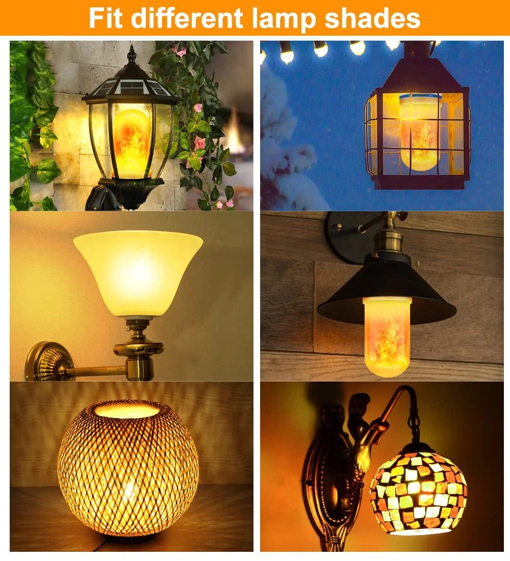 Huge sale 48% OFF-Today Only🔥2023 UPGRADE LED FLAME LIGHT BULB With Gravity Sensing Effect Imported from Germany