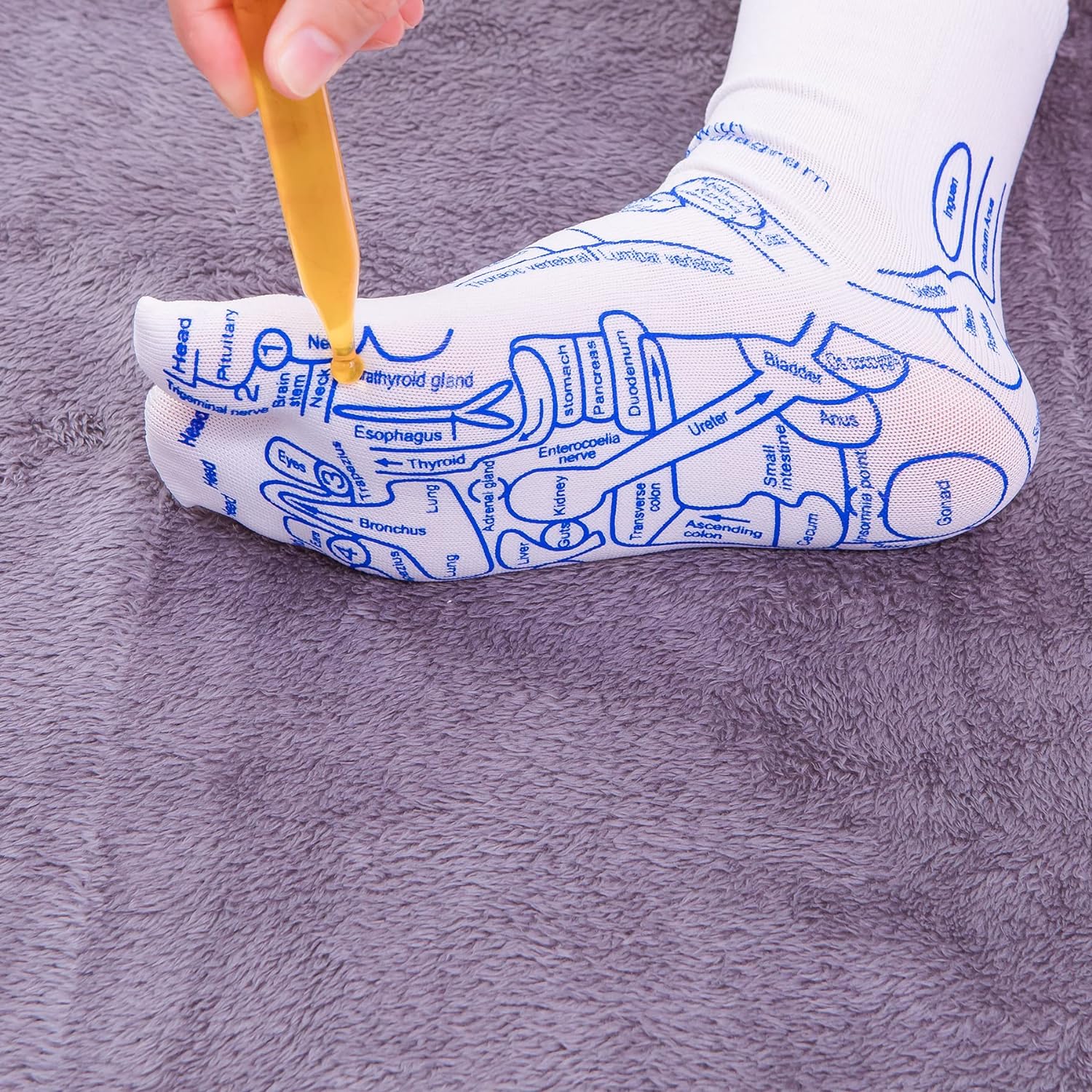 🎁Mother's Day Hot 40%Off—Reflexology Socks with Trigger Point Massage Tool