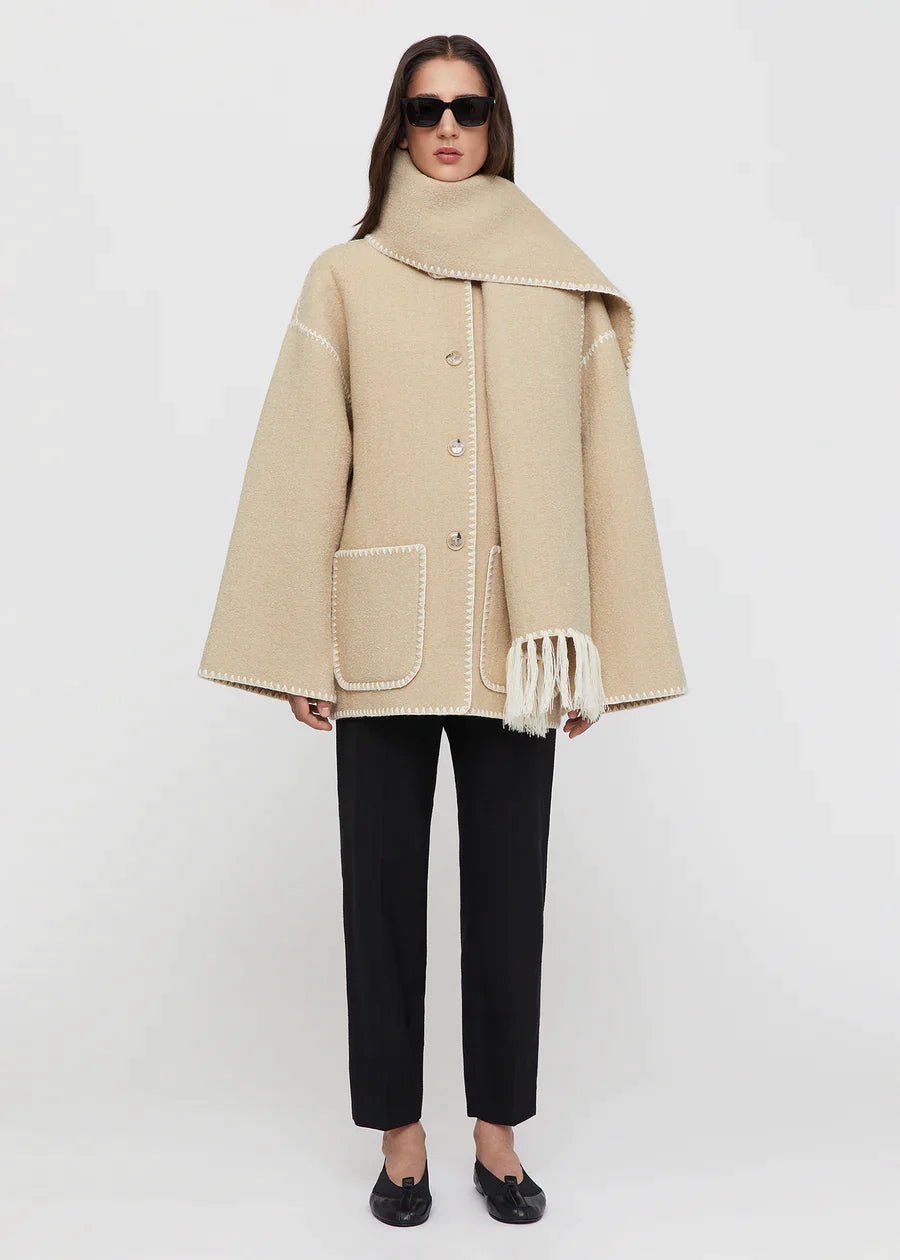Serene Chica Scarf Coat | 49% OFF