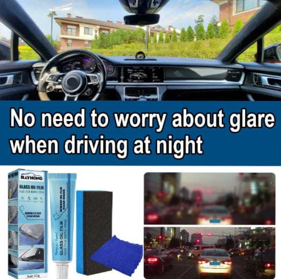 ✨Car Glass Oil Film Cleaner🚗