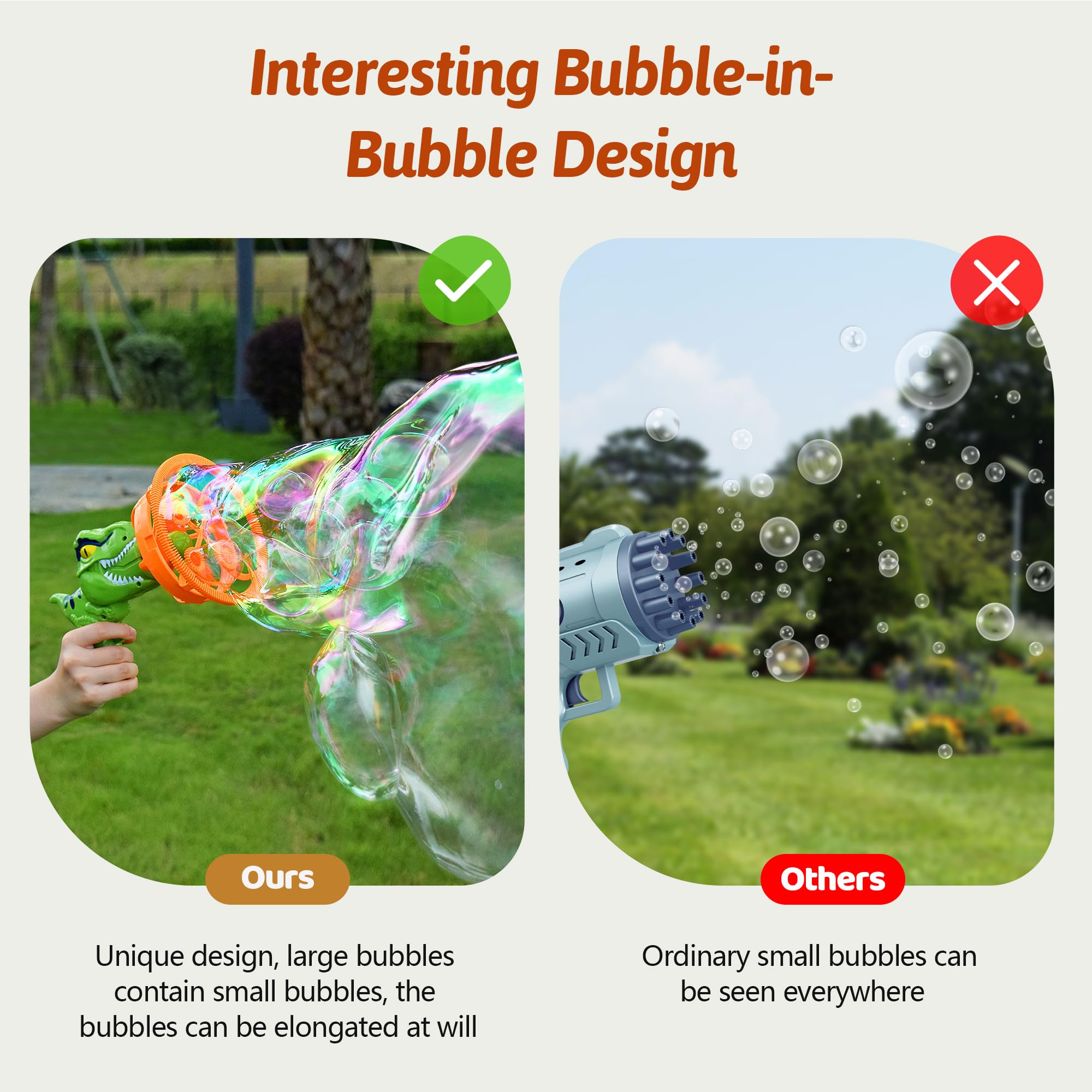 🔥LAST DAY SAVE 49% OFF 🔥Electric Fan Dinosaur Bubble Machine(BUY 2 FREE SHIPPING)