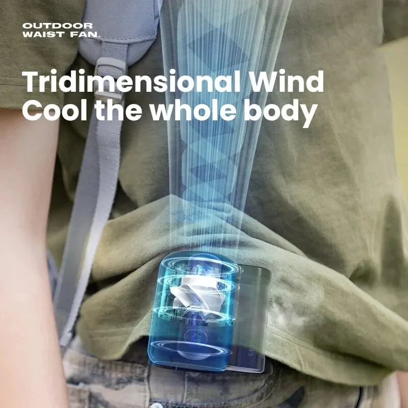 🔥Summer Hot Sale 60% OFF🔥Bladeless Waist Mounted Electric Fan