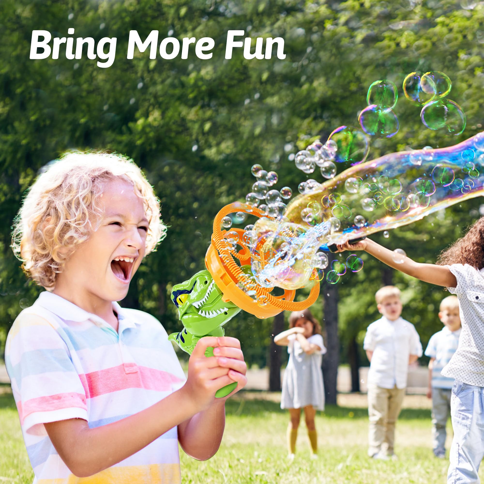 🔥LAST DAY SAVE 49% OFF 🔥Electric Fan Dinosaur Bubble Machine(BUY 2 FREE SHIPPING)