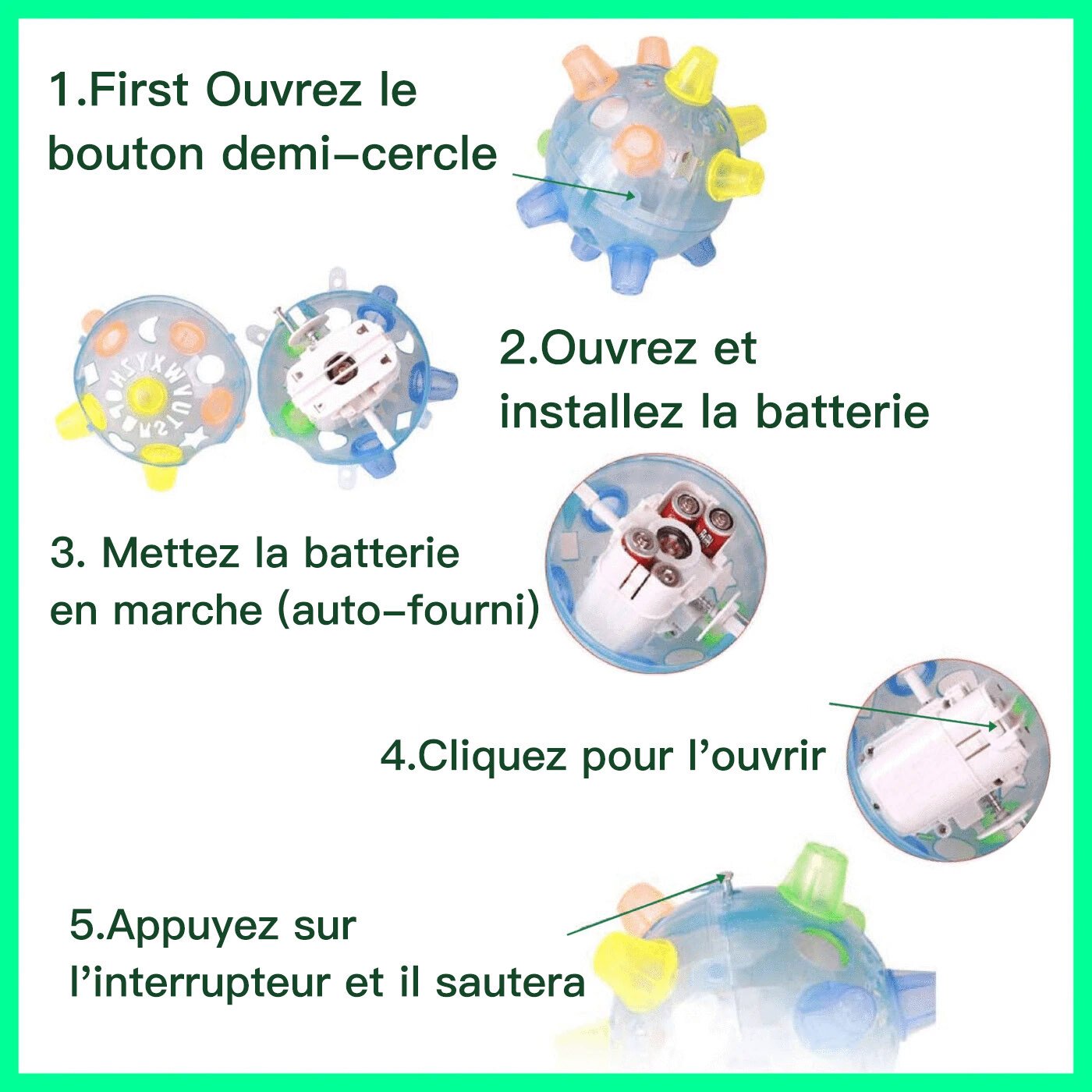 💥Hot Sale💥Jumping Activation Ball for Dogs🐶🥎 BUY 2 GET 1 FREE🎅💥