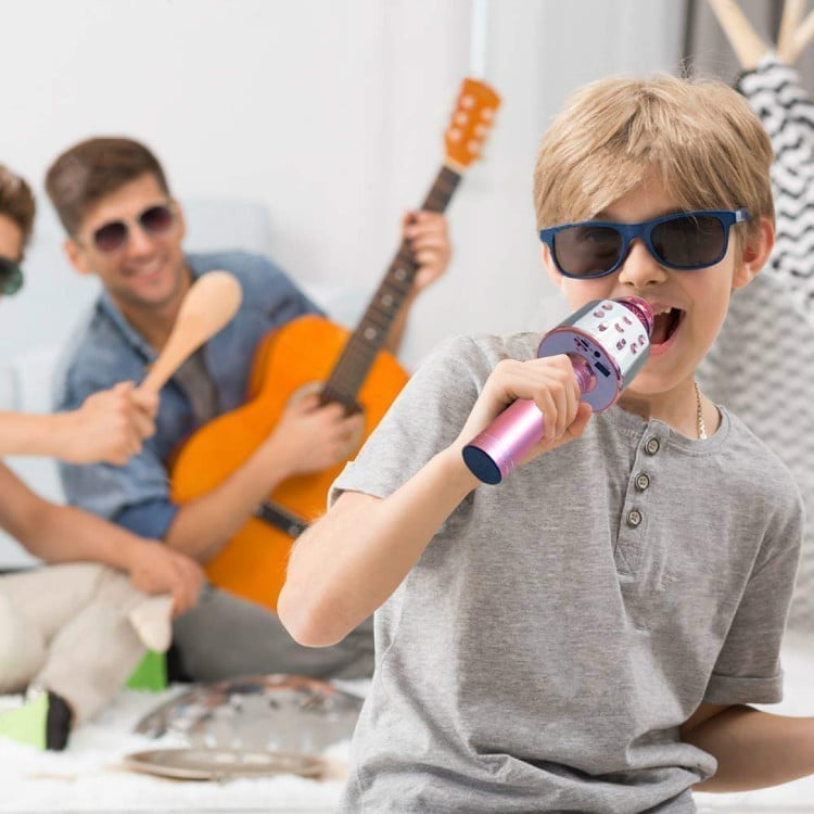 Wireless Bluetooth 3-In-1 Karaoke Microphone