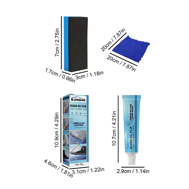 ✨Car Glass Oil Film Cleaner🚗