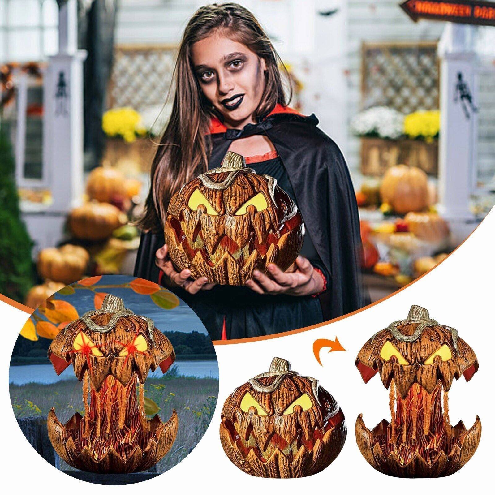 ☑️Halloween Scary Pumpkin With Lights - Free shipping