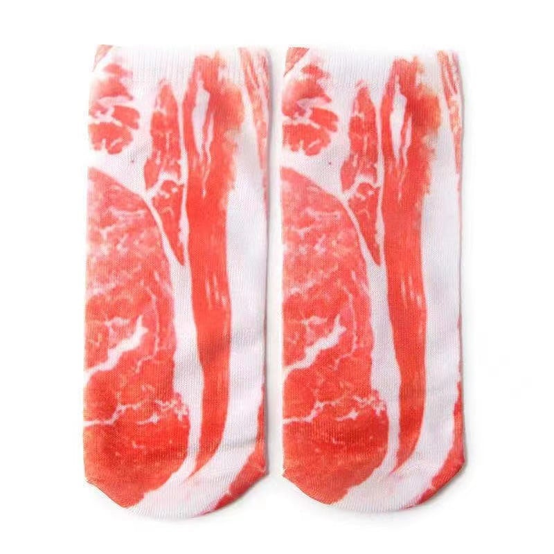🔥BUY MORE SAVE MORE —Women Manicure Print Flip Flop Socks