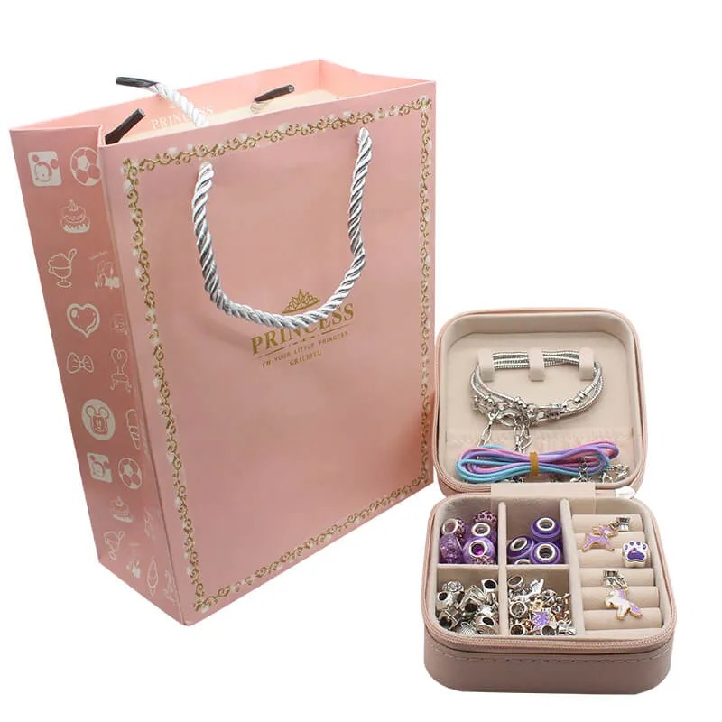 🎄Christmas Hot Sale🤩Charm Bracelet Jewerly Making Kit - The Best Gift For Children