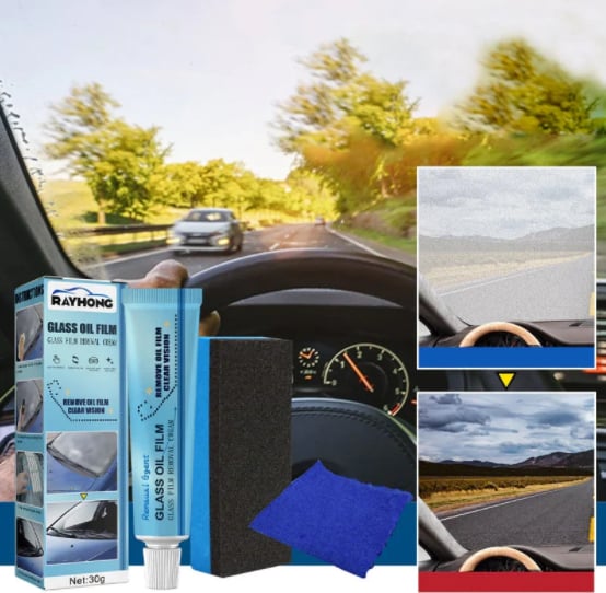 ✨Car Glass Oil Film Cleaner🚗
