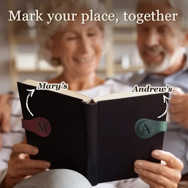 Last Day Sale 49%🔥TimelessMark - Magnetic Leather Bookmark