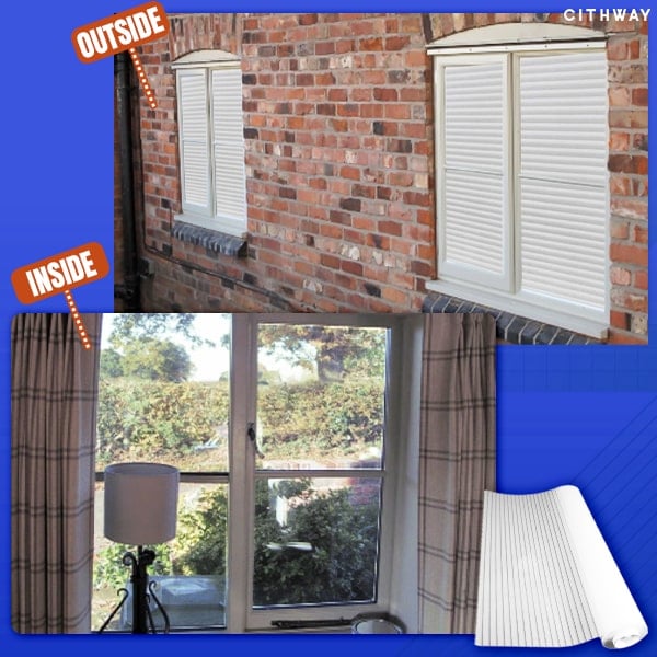 🎁One-Way Imitation Blinds Privacy Window Cover