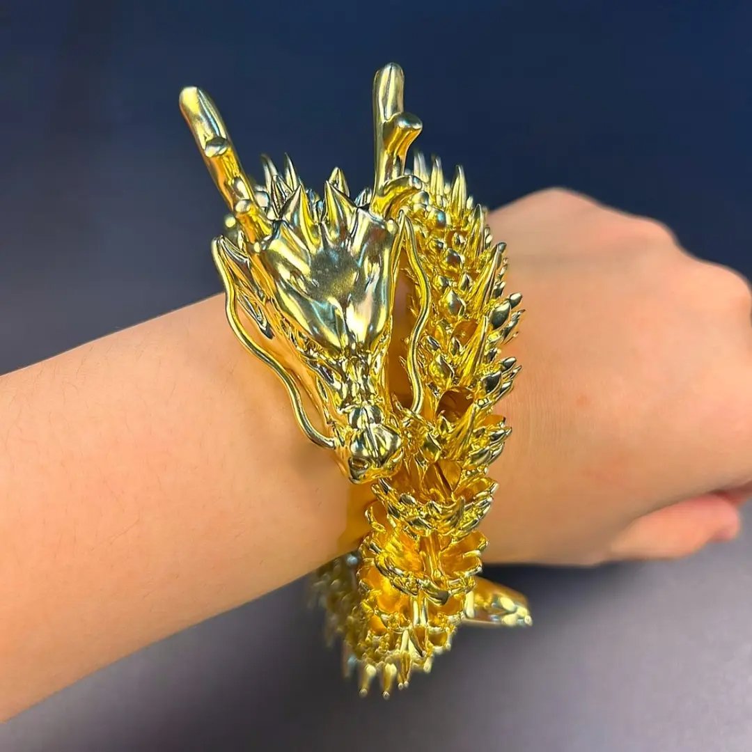 New Year's Promotion SAVE 49%🔥Gold Dragon with Movable Joints