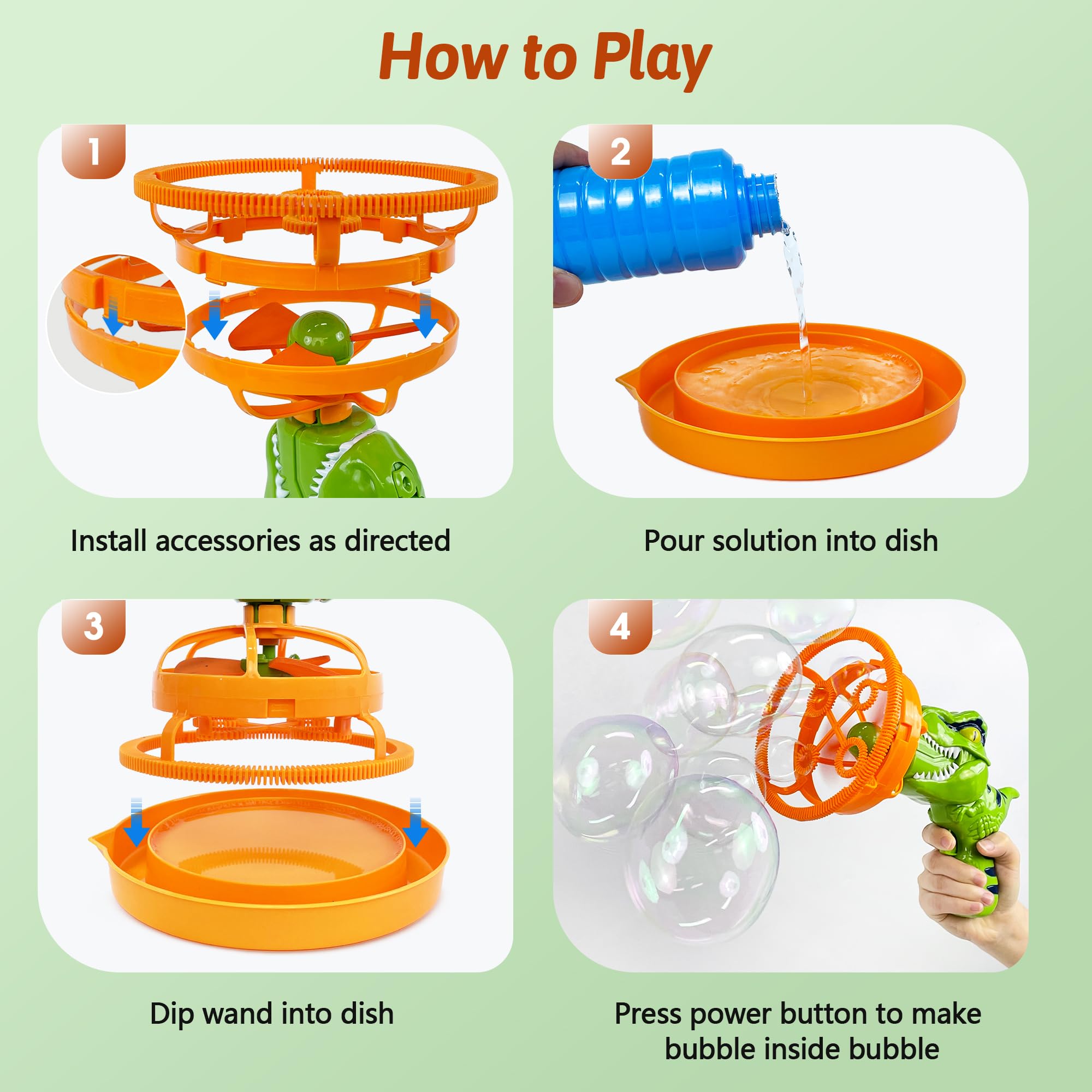 🔥LAST DAY SAVE 49% OFF 🔥Electric Fan Dinosaur Bubble Machine(BUY 2 FREE SHIPPING)