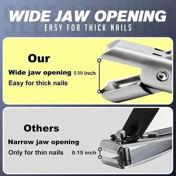 Titanium alloy-Ultra Sharp Stainless Steel Nail Clippers (BUY 1GET 1 FREE)