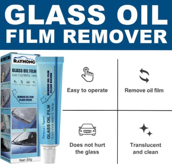 ✨Car Glass Oil Film Cleaner🚗