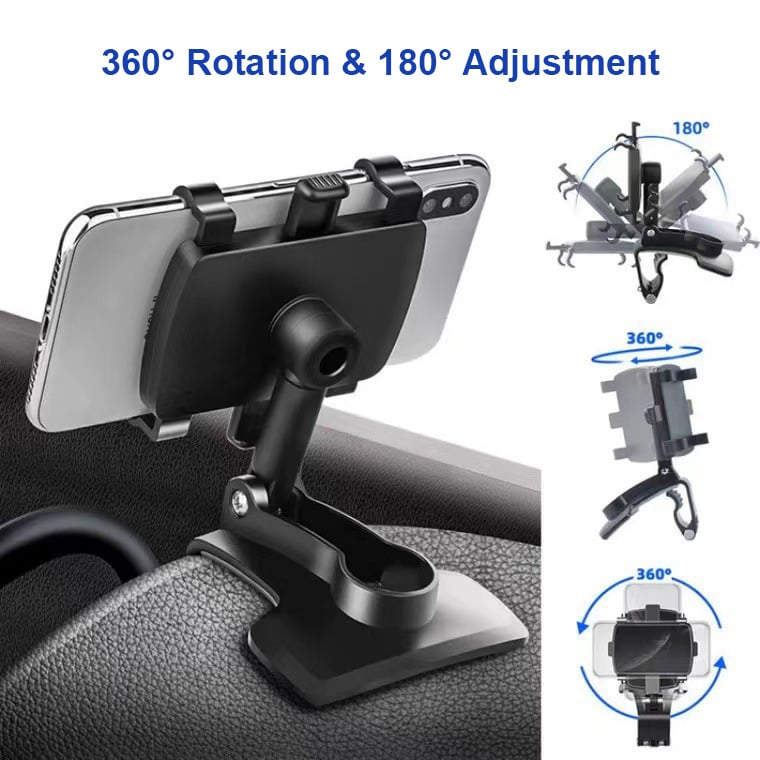 2024 True Upgraded🔥360°Multifunctional Car Dashboard Mobile Phone Holder