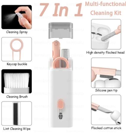 7 in 1 Multipurpose Cleaning Kit for AirPods, iPhone, iMac, MacBook