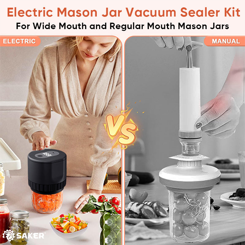 🔥Early Christmas Promotion🔥Electric Vacuum Sealer For Mason Jars