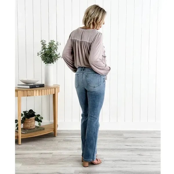 The last day of sale 50% off 🔥 Holy Grail Tummy Control Bootcut Jeans🔥