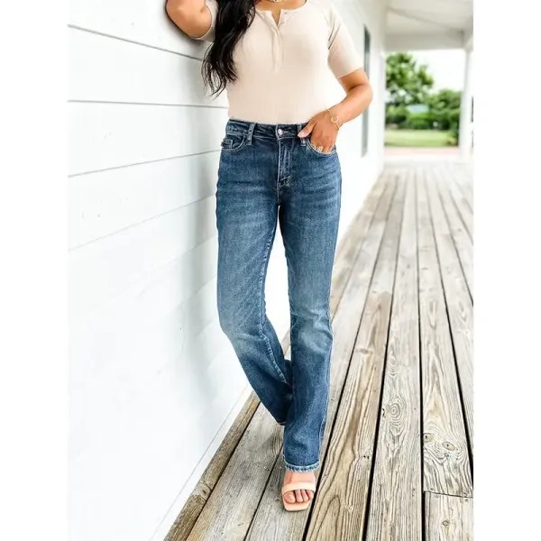 The last day of sale 50% off 🔥 Holy Grail Tummy Control Bootcut Jeans🔥