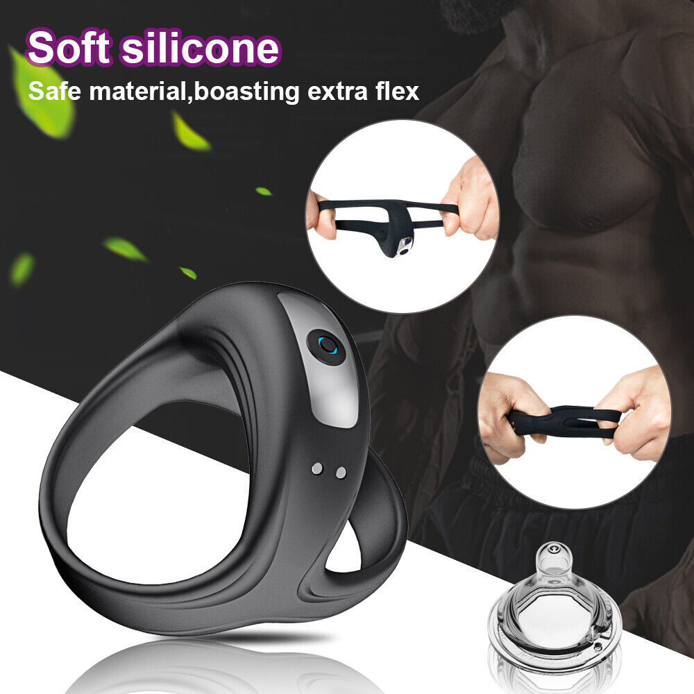 🎁2024 Latest Explosion Low Price 💥💥-💕Reusable Penis Ring Vibrator（God Of War Seven Times A Night）😍