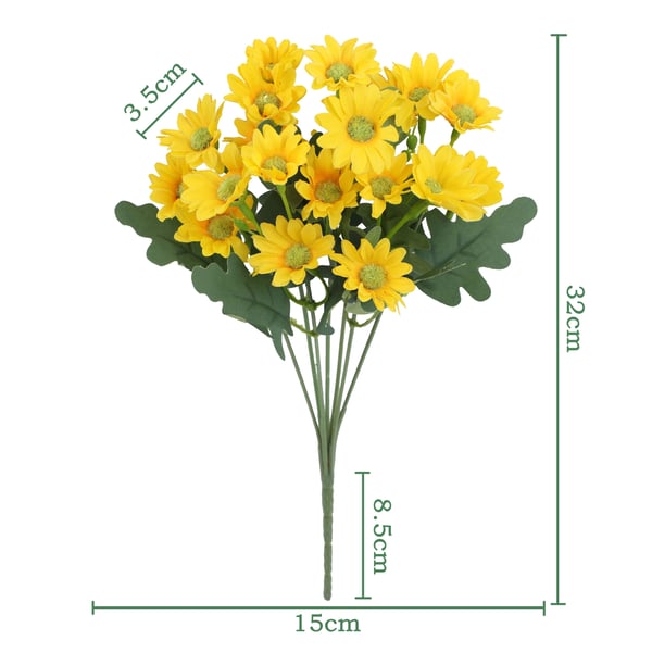 🏆Flash Sale⚡Artificial Outdoor Sunset Mums Flowers - UV resistant, Waterproof, Windproof