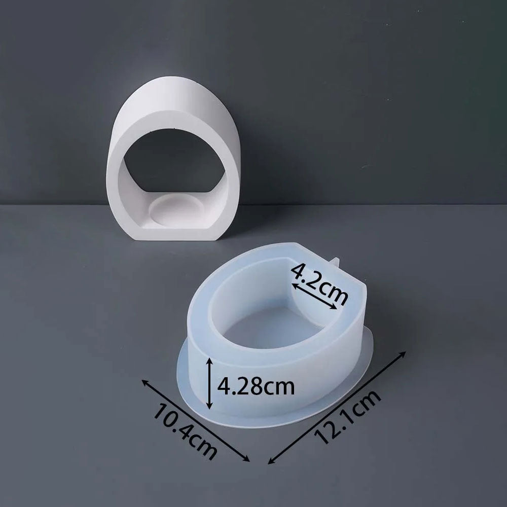 Hollow Bunny Egg Tea Light Holder Mold