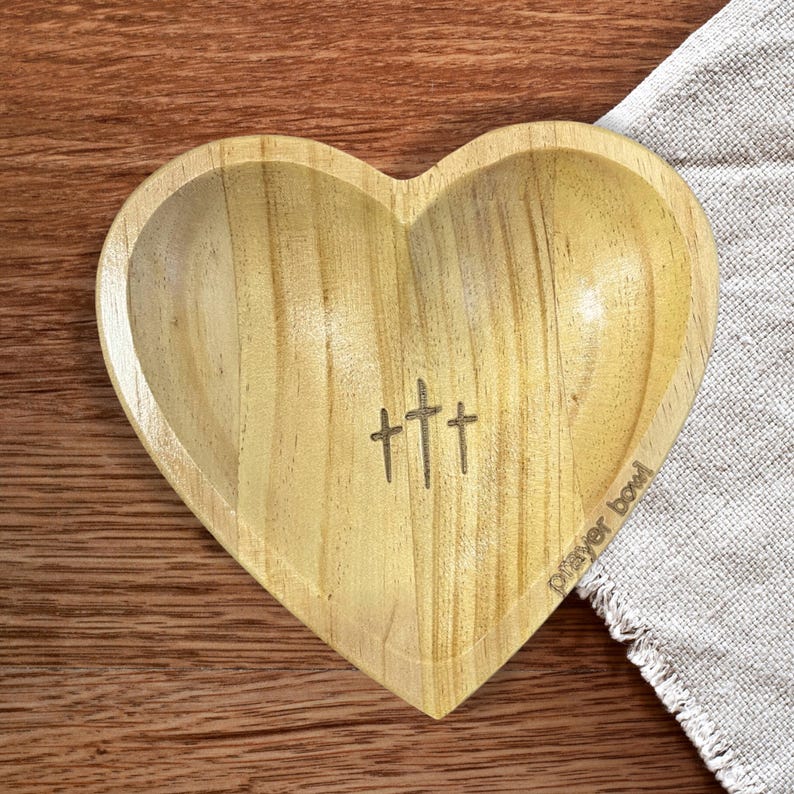 Prayer Bowl Dough Bowl Cross religious gifts