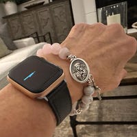 Handmade Rose Quartz Rosary Bracelet