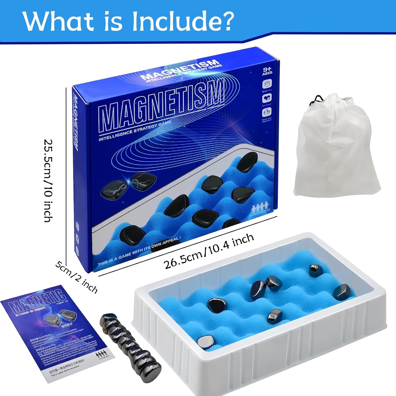 ♟️ Master Every Move – Magnetic Chess Set