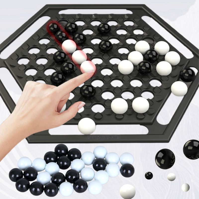 🔥 Black and White Intellectual Chess Board Game Set