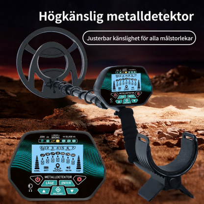 GT3028 underjordiska metalldetektor erbjuder mångsidig detektering på olika typer av terräng.