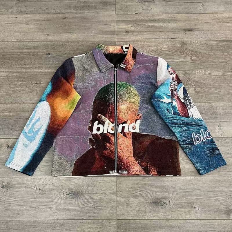 Trendy collared zip-up hoodie