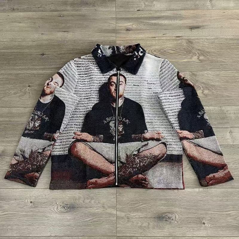 Trendy collared zip-up hoodie