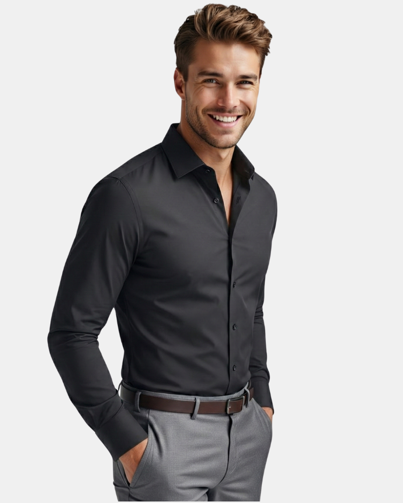 （Buy 2 Get 1 Free）Men's stretch executive shirt