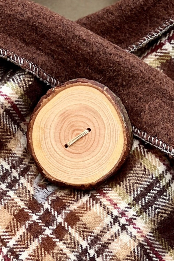 Simple Plaid Western Denim Warm Scarf 23 * 80com