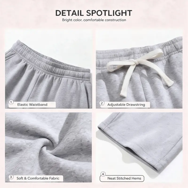 3-Pack Men's Athletic Sweat Shorts for Sports