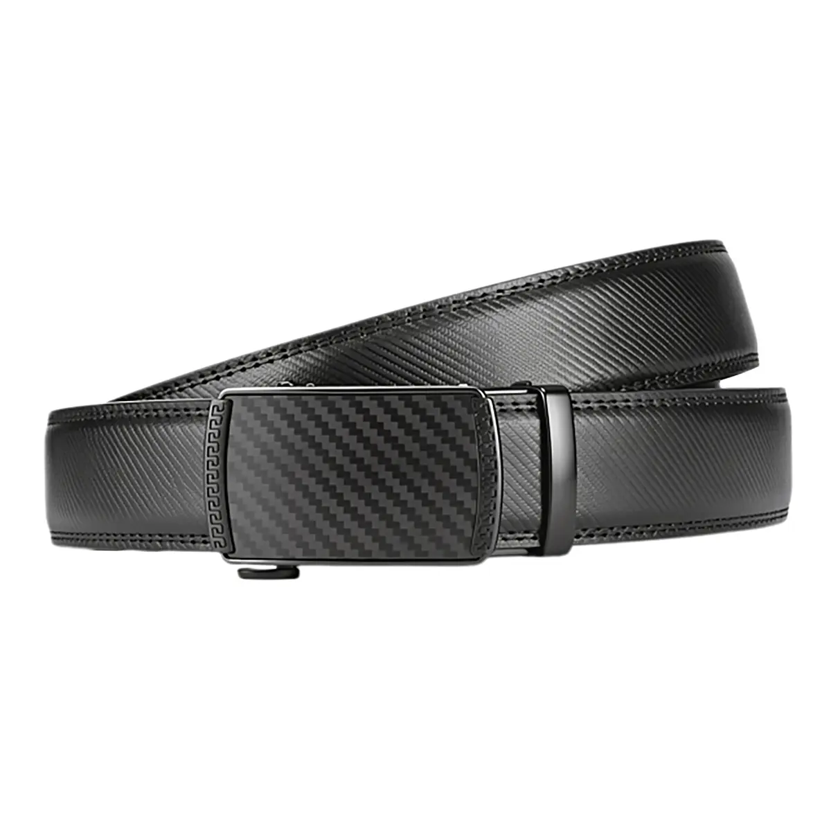 [WeeklyDeals]Adjustable Leather Belt for Men – Ratchet Buckle, Gift for Dad