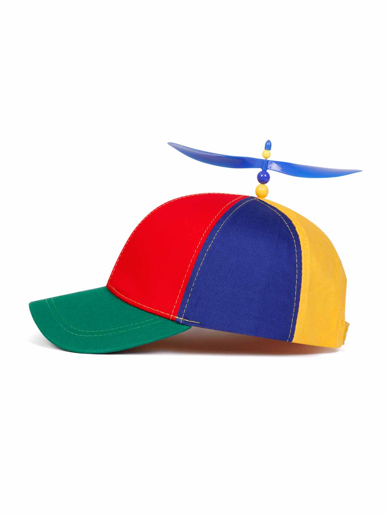 Adult Propeller Hat Unisex Adjustable Rainbow Helicopter Style Headwear Funny Hat Fun Holiday Accessory Unique Party Costume Cap
