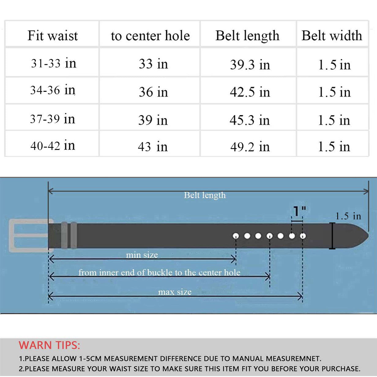 T-Brown Leather Belts