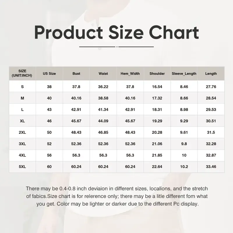 JMIERR Men's Slim Fit Henley T-Shirt
